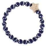 By Eloise London Gold Star White on Navy gumice za kosu | shoptok.hr