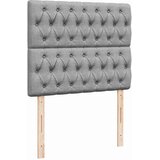  Otomanski krevet s madracem svjetlosivi 120x190 cm tkanine | shoptok.hr