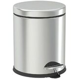  Kanta za otpad s nožnim mehanizmom Gepard (Zapremnina: 3 l, Srebrna, Okrugli oblik) | shoptok.hr