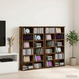 Cd ormar 2 kom. Dimljeni hrast 60 x 17 x 92 cm u