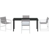  Vrtni set za objed 5 pcs Bijela 160 x 80 x 73 cm | shoptok.hr