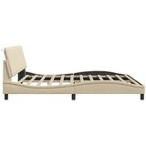  Okvir za krevet bez madraca Hanko krem 200x200 cm od tkanine | shoptok.hr