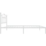 Metalni okvir za krevet s uzglavljem bijeli 90 x 190 cm | shoptok.hr