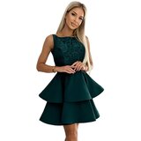 Numoco double flared dress with lace top Cijene
