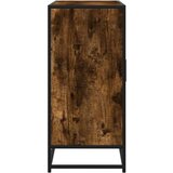 vidaXL Komoda dimljeni hrast 92x35x76 cm konstruirano drvo | shoptok.hr