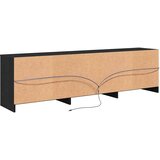 TV Jedinice 2 pcs Crni hrast 180 x 34 x 50 cm Konstruirano drvo | shoptok.hr