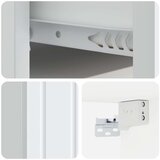  Noćni ormarić za montažu na zid 2 pcs Bijela 49 x 34 5 x 24 cm | shoptok.hr