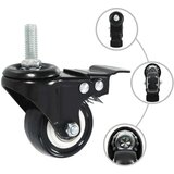 vidaXL Gibljiva kolesa z zavorami 4 kosi 50 mm, (21036104) | Shoptok.si