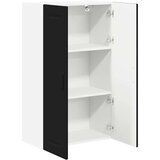 vidaXL Stenska kuhinjska omarica Črna 60 x 31 x 100 cm Konstruiran les | Shoptok.si