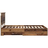  Krevetna konstrukcija Staro drvo 120 x 190 cm Konstruirano drvo | shoptok.hr
