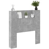  Uzglavlje Betonski sivi 100 x 16 5 x 103 5 cm Konstruirano drvo | shoptok.hr