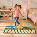  Edukativna plesna podloga s klavirom 100x36 cm - životinje | shoptok.hr