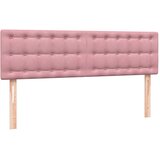Box Spring krevet s madracem ružičasti 140x220 cm baršun | shoptok.hr