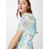 Trendyol Obleka ecru / nočno modra / svetlo modra / limeta | Shoptok.si