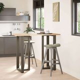  Noge barske mize T-oblike 2kosa naravno jeklo 60x35x(110-111)cm, (21828596) | Shoptok.si