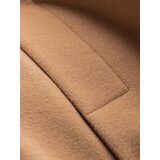 Ombre Men's coat with asymmetrical fastening and high collar - light brown | shoptok.hr