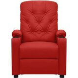  Naslonjač od umjetne kože crvena boja vina - boja crnog vina 1 | shoptok.hr