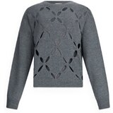 Liu Jo Puloverji MF5039MS009 Siva Cene