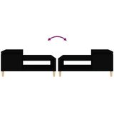  Stolić za kavu crni 100 x 50 x 45 cm od konstruiranog drva | shoptok.hr