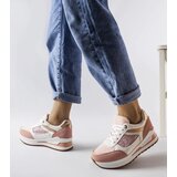 Gemre Pink sneakers with a patterned insert Genovesee | Shoptok.si