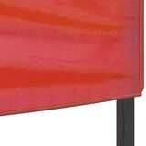 vidaXL Zložljiv vrtni šotor rdeč 3x6 m | Shoptok.si