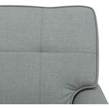  Ležaljka s jastukom Svijetlo siva 91 x 157 x 91 cm tkanina | shoptok.hr