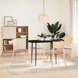 Stolna ploča tamnosmeđa 100x50x4 cm ovalna masivna hrastovina | shoptok.hr