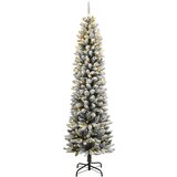 Umjetno božićno drvce s 300 LED žarulja i snijegom 180 cm | shoptok.hr