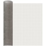 vidaXL Mrežna tkanina 60 x 200 cm 3 Mesh Nehrđajući čelik 201 Srebrna - 60 x 200 cm 3 mreža | shoptok.hr