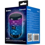 Sven PS-55 Prijenosni Bluetooth Zvučnik s Šarenom Rasvjetom | shoptok.hr