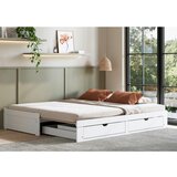 MID.YOU Raztegljiva Postelja Livio Ii, Bela, 90-180x200 | Shoptok.si