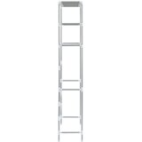  Stalak za pohranu iznad perilice 3 razine srebrni 69x28x169 cm | Eponuda.com