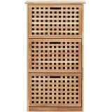Ormarić za pohranu cipela od masivne orahovine 55 x 20 x 104 cm | shoptok.hr