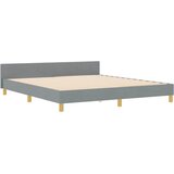  Krevetna konstrukcija Svjetlosiva 180 x 200 cm tkanina | shoptok.hr