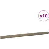  Stubišna obloga 10 pcs Šampanjca 67 cm Aluminij | shoptok.hr