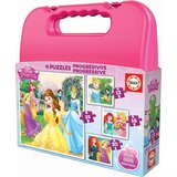 Educa Progresivni kovček Disney Princess - 12+16+20+25 (EDU16508), (21403428) Cene