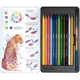 MILAN Set crtaći Todocolor met.kut: 12 bezdrv akvarel bojica+kist | shoptok.hr