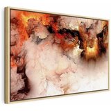  Slika - Volcanic Abstraction (1 Part) Wide 120x80 U prirodnom drvenom okviru | shoptok.hr