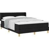 Box spring krevet s madracem Crna 200 x 140 cm Poliester | shoptok.hr