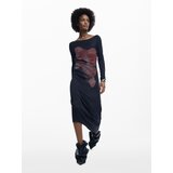 Desigual Haljina jarko crvena / crna / svijetla bež | shoptok.hr
