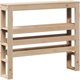  Okvir kreveta s uzglavljem 90 x 190 cm od borovine | shoptok.hr