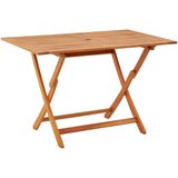 The Living Store Zložljiva vrtna miza 120x70x75 cm trden evkaliptusov les - Vrtna Miza, (21458724) Cene