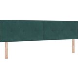  LED Uzglavlje s gumbima Tamnozelena 90 cm Baršun | shoptok.hr