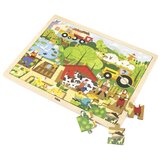 Viga 44587 puzzle na bloku, 48 dijelova - učenje o zoološkom vrtu | shoptok.hr