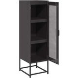  Visoka omara - Komoda - Predalnik črna 36x39x123 cm hladno valjano jeklo, (21722227) | Shoptok.si