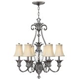 Elstead Lighting Elstead Plantation 7-kraki lestenec, polirani nikelj, E14, (22099772) | Shoptok.si