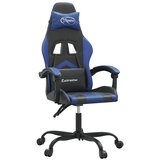 vidaXL Gaming stol črno in modro umetno usnje, (21377606) | Shoptok.si