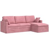 SOFA Ružičasta 228 x 134 x 80 cm Baršun | shoptok.hr