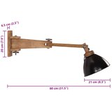  Zidna svjetiljka 25 W crna E27 | shoptok.hr