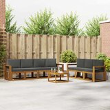  Set vanjskih sofa 8 kom. Prirodna i antracit | shoptok.hr